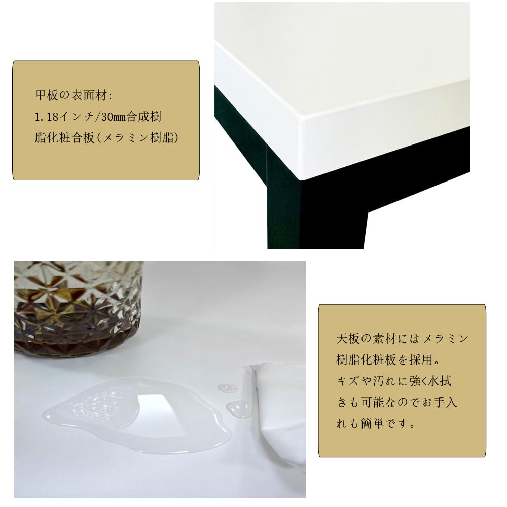 Amazon | 法人様向けBIBOC パソコンデスク pc机 勉強机幅1800mm